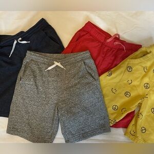 Old Navy Target Kids Shorts Set - Gray, Red, Yellow, Navy size 10-12